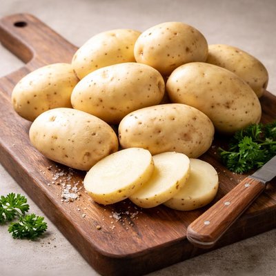Raw white potato