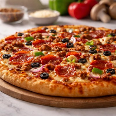 Red baron supreme pizza