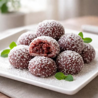 Red bean ball