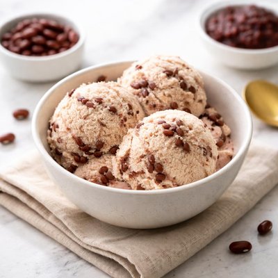 Red bean ice cream