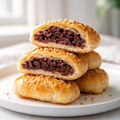 Red bean pastry