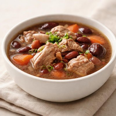 Red bean pork soup
