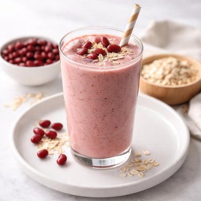 Red bean smoothie