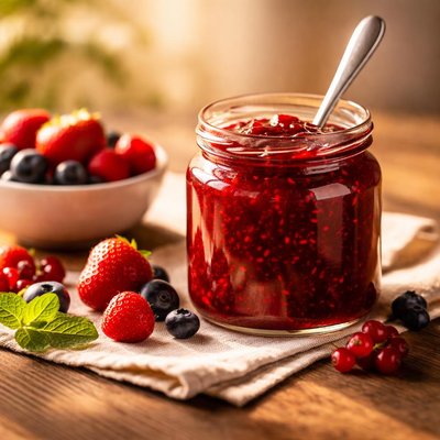 Red berry jam