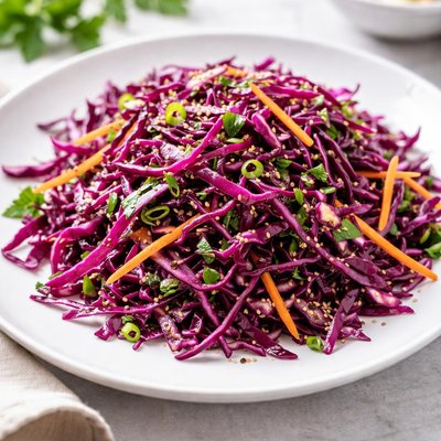 Red cabbage slaw