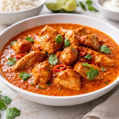 Red chicken curry