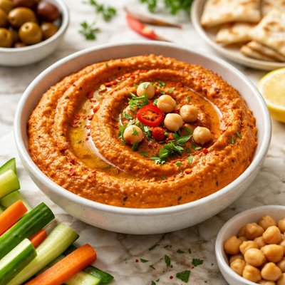 Red chilli humus