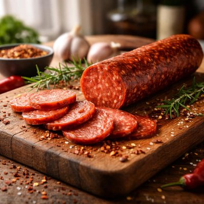 Red devil pepperoni sausage