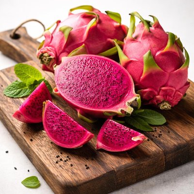 Red dragon fruits