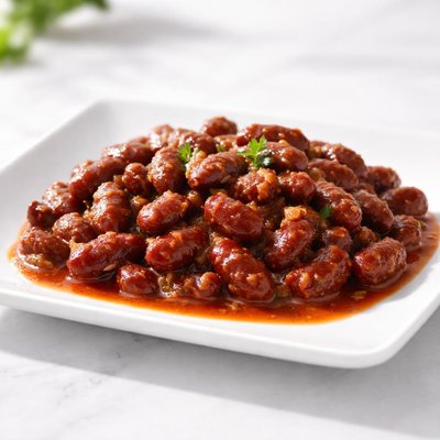 Red kidney beans in sauce