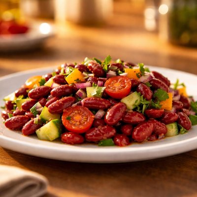 Red kidney beans salad
