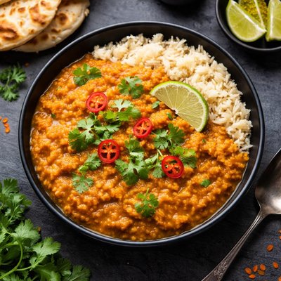 Red lentil dahl