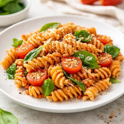 Red lentil pasta