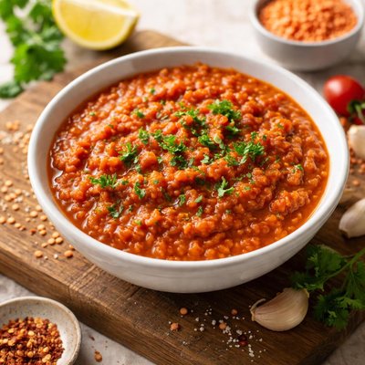 Red lentil sauce