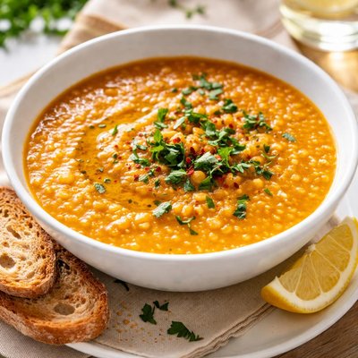 Red lentil soup