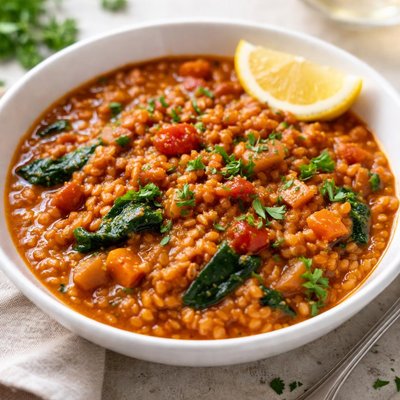 Red lentil stew
