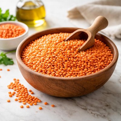 Red lentils raw
