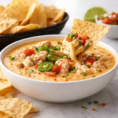 Red lobster crab queso
