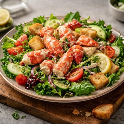 Red lobster salad