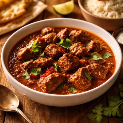 Red meat curry
