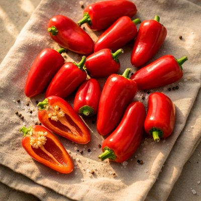 Red mini peppers