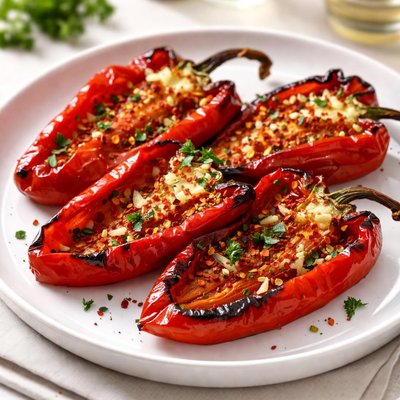 Red pepper in airfryer