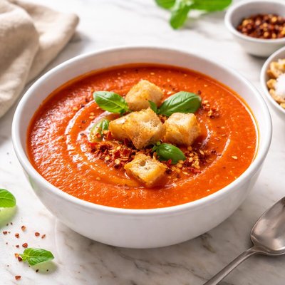 Red pepper soup