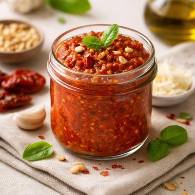 Red pesto paste