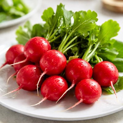 Red radishes