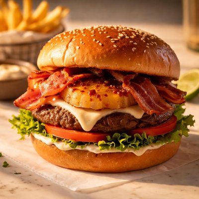 Red robbin banzi burger