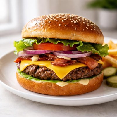 Red robin cheeseburger