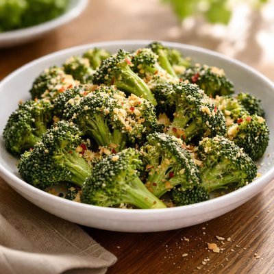 Red robin garlc parmesan broccoli