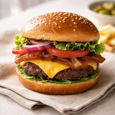 Red robin gormet cheeseburger