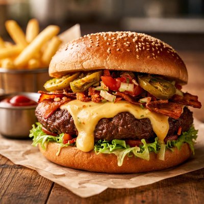 Red robin lava queso burger