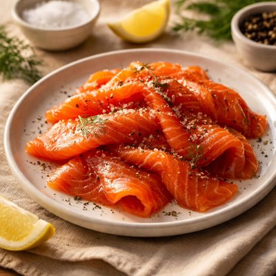 Red salted salmon
