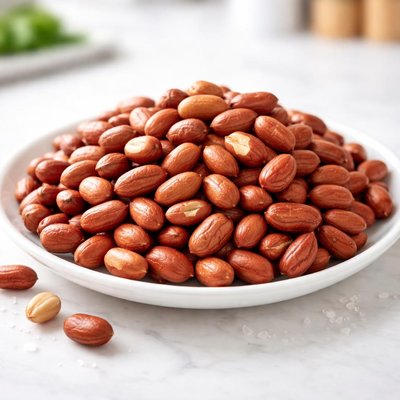 Red skin peanuts