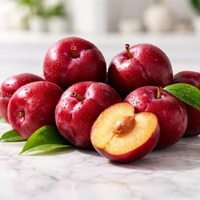 Red small plum