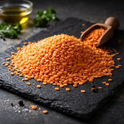 Red split lentils