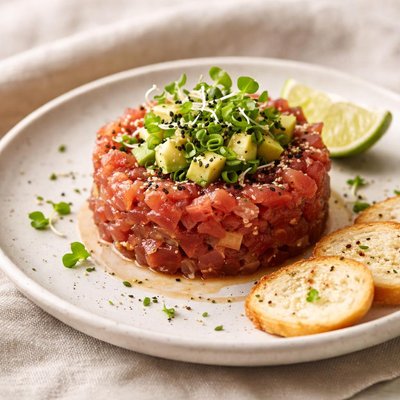 Red tuna tartare
