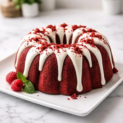 Red velvet bundt cake
