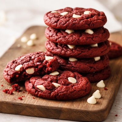 Red velvet cookies