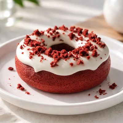 Red velvet donut