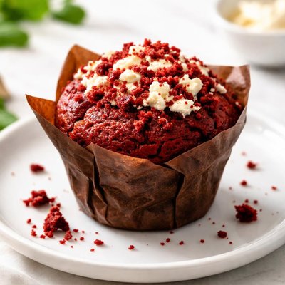 Red velvet muffin