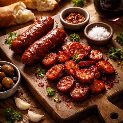 Red wine chorizo