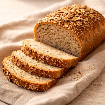 Reduced carb protein bread