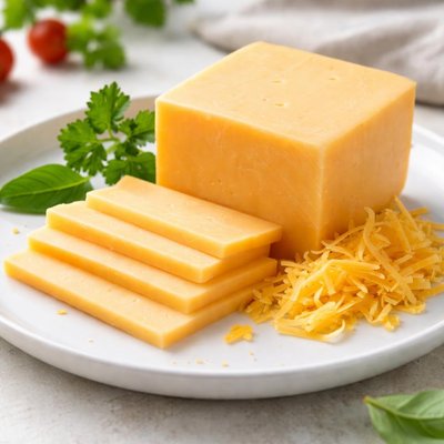 Reduced fat cheddar cheese