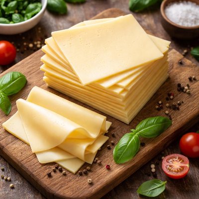 Reduced fat cheese slice