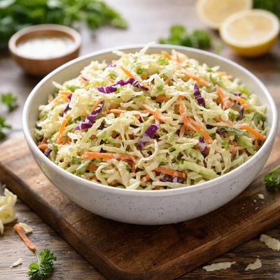 Reduced fat coleslaw