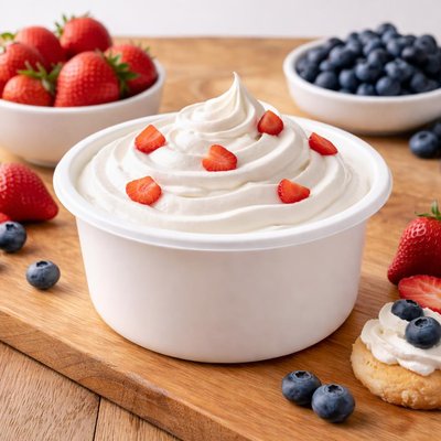 Reduced fat cool whip