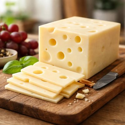 Reduced fat swiss cheese